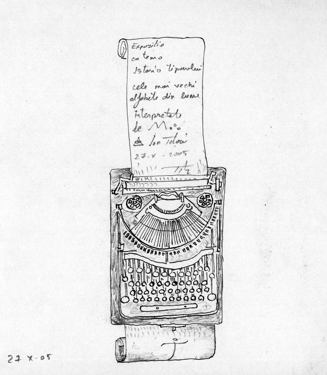Monument mașinii de scris (Istoria tiparului)