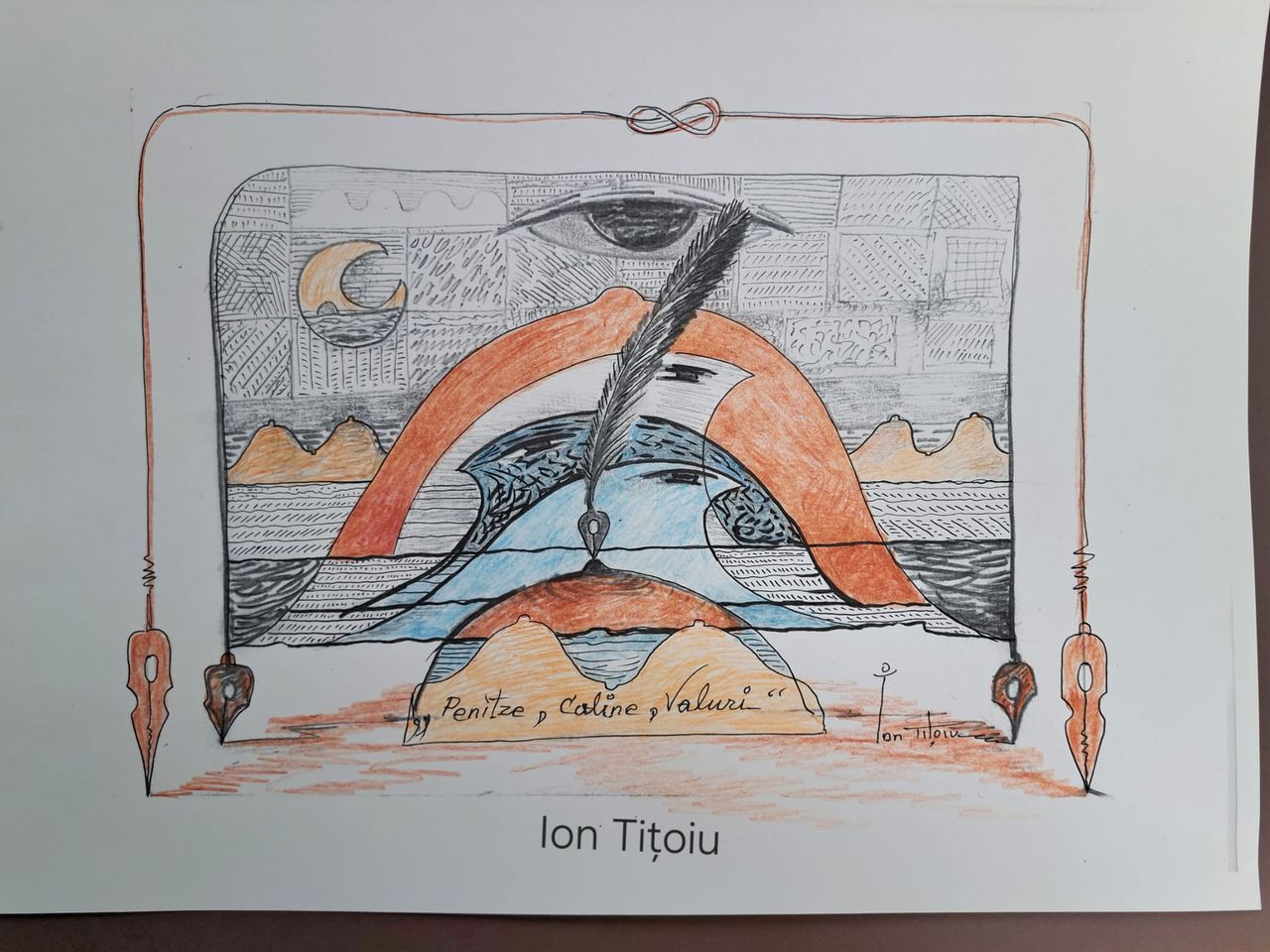 Penițe, coline, valuri