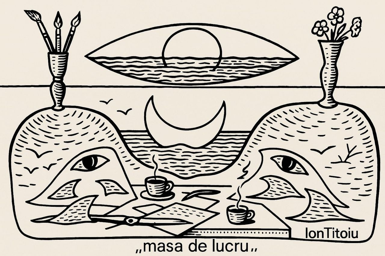 Masa de lucru (foaie în linie groasă)