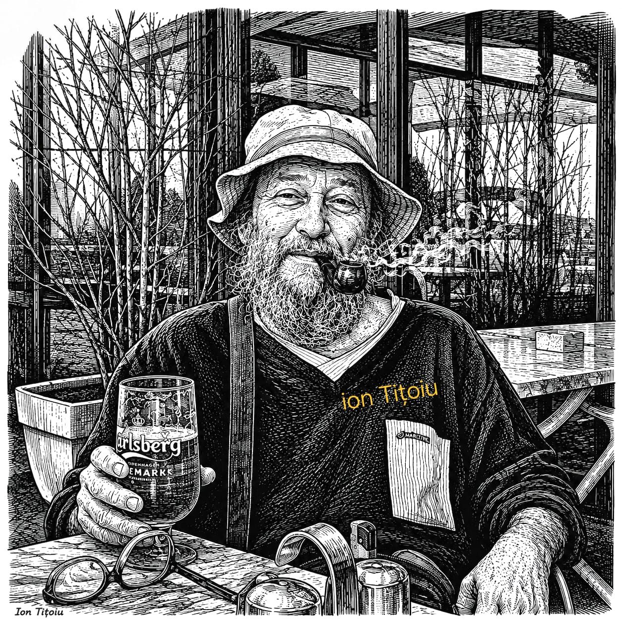 Autoportret cu Carlsberg