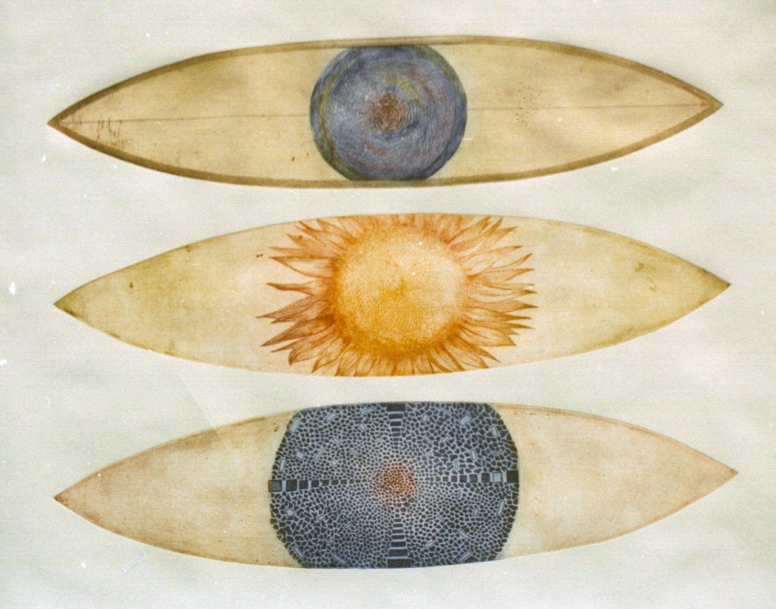 Trei lentile — luna, soarele, mozaicul